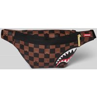 Sprayground Bauchtasche mit Label-Badge Modell 'Peeking Character' in Hellbraun, Größe 1 von Sprayground