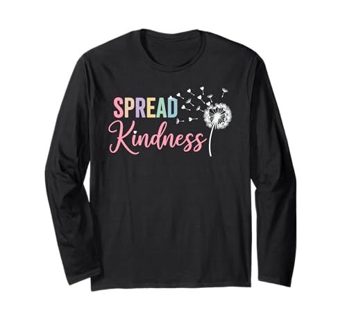 Spread Kindness Shirts for Women Summer Dandelion Kindness Langarmshirt Spread Kindness Shirts for Women Summer Dandelion Kindness Langarmshirt von Spread Kindness Tees for Teacher Women Outfit