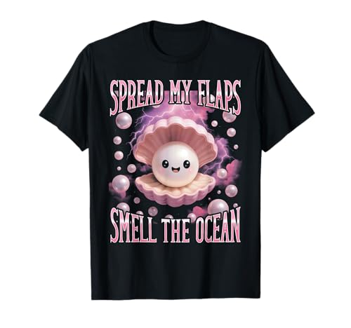 Spread My Flaps, Smell The Ocean Lustiger Bootleg Girls-Ausflug T-Shirt von Spread My Flaps, Smell The Ocean Funny Bootleg