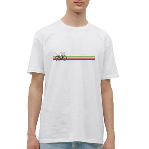 Spreadshirt Albert Hofmann Entdecker LSD Fahrrad Männer T-Shirt, M, weiß von Spreadshirt