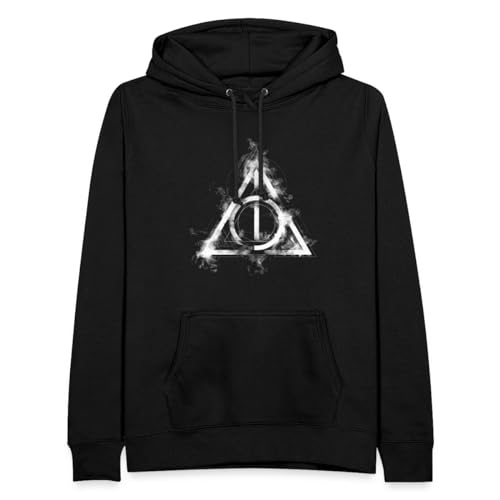 Spreadshirt Harry Potter Teil 7 Symbol Frauen Hoodie, M, Schwarz von Spreadshirt