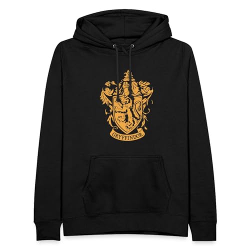 Spreadshirt Harry Potter Haus Gryffindor Wappen Logo Frauen Hoodie, M, Schwarz von Spreadshirt