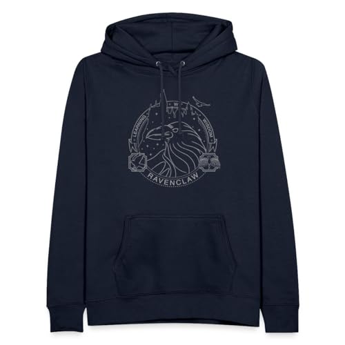 Spreadshirt Harry Potter Ravenclaw Silver Frauen Hoodie, S, Navy von Spreadshirt