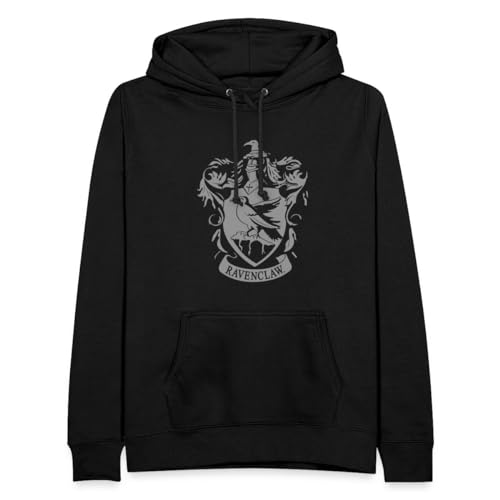 Spreadshirt Harry Potter Ravenclaw Wappen Frauen Hoodie, S, Schwarz von Spreadshirt