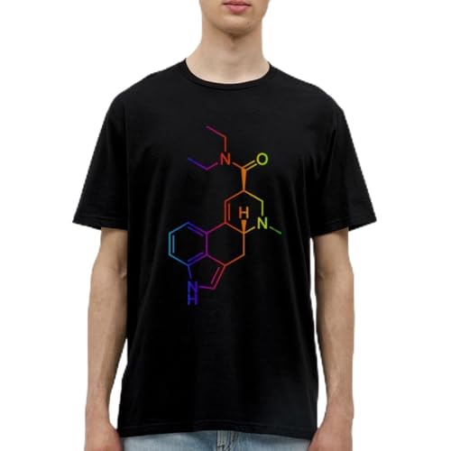 Spreadshirt LSD Molekül Strukturformel Männer T-Shirt, XL, Schwarz von Spreadshirt
