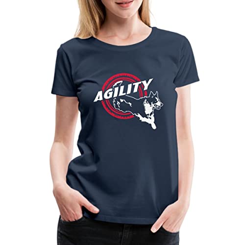 Spreadshirt Agility Frauen Premium T-Shirt, S, Navy von Spreadshirt