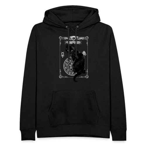 Spreadshirt Alchemy England Schwarze Katze Ouija Brett Frauen Hoodie, M, Schwarz von Spreadshirt