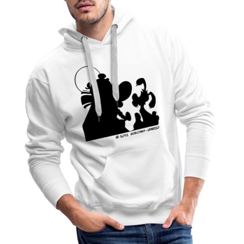 Spreadshirt Asterix - Obelix & Idefix Männer Premium Hoodie, 5XL, weiß von Spreadshirt