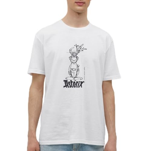 Spreadshirt Asterix & Obelix - Asterix Modell Männer T-Shirt, M, weiß von Spreadshirt