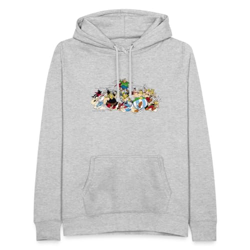 Spreadshirt Asterix & Obelix - Attacke Frauen Hoodie, L, Hellgrau meliert von Spreadshirt