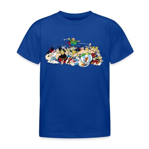 Spreadshirt Asterix & Obelix - Attacke Kinder T-Shirt, 110/116 (5-6 Jahre), Royalblau von Spreadshirt