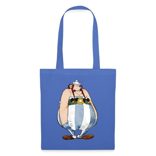 Spreadshirt Asterix & Obelix Bockig Einkaufstasche, One size, Hellblau von Spreadshirt
