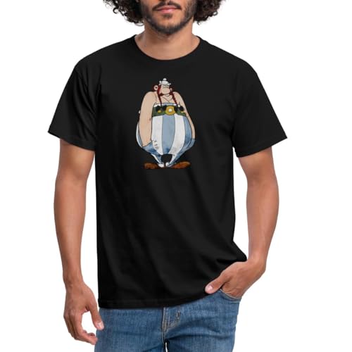 Spreadshirt Asterix & Obelix Bockig Männer T-Shirt, L, Schwarz von Spreadshirt