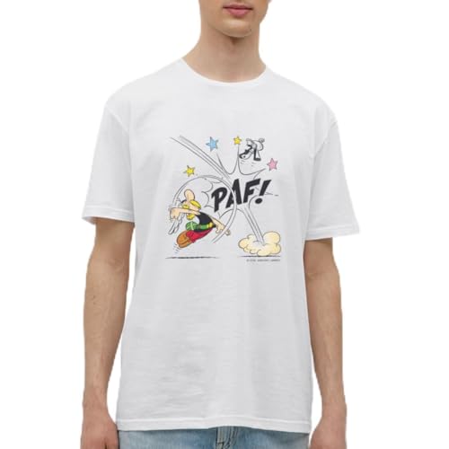 Spreadshirt Asterix & Obelix Faustschlag Von Asterix Männer T-Shirt, L, weiß von Spreadshirt