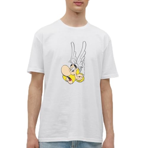 Spreadshirt Asterix & Obelix - Flügelhelm Männer T-Shirt, 3XL, weiß von Spreadshirt