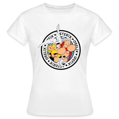 Spreadshirt Asterix & Obelix Mit Idefix Abenteuer Frauen T-Shirt, S, Weiß Spreadshirt Asterix & Obelix Mit Idefix Abenteuer Frauen T-Shirt, S, Weiß von Spreadshirt