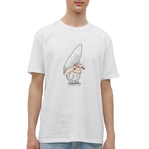 Spreadshirt Asterix & Obelix - Obelix Hinkelstein Männer T-Shirt, 3XL, weiß von Spreadshirt