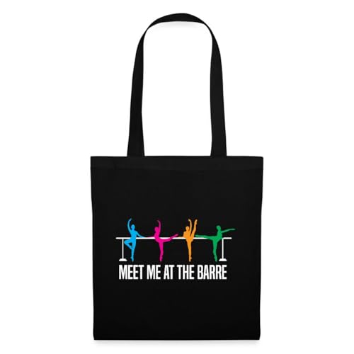 Spreadshirt Ballett Balerina Lustiger Spruch Einkaufstasche, One size, Schwarz von Spreadshirt