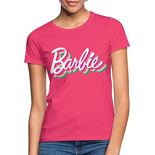 Spreadshirt Barbie Buntes Logo Frauen T-Shirt, S, Azalea von Spreadshirt
