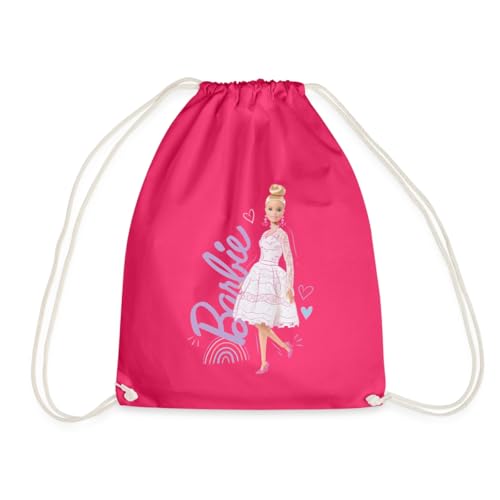 Spreadshirt Barbie Hochzeitskleid Turnbeutel, One Size, Fuchsia von Spreadshirt