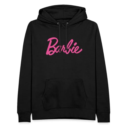 Spreadshirt Barbie Klassisches Logo Frauen Hoodie, S, Schwarz von Spreadshirt