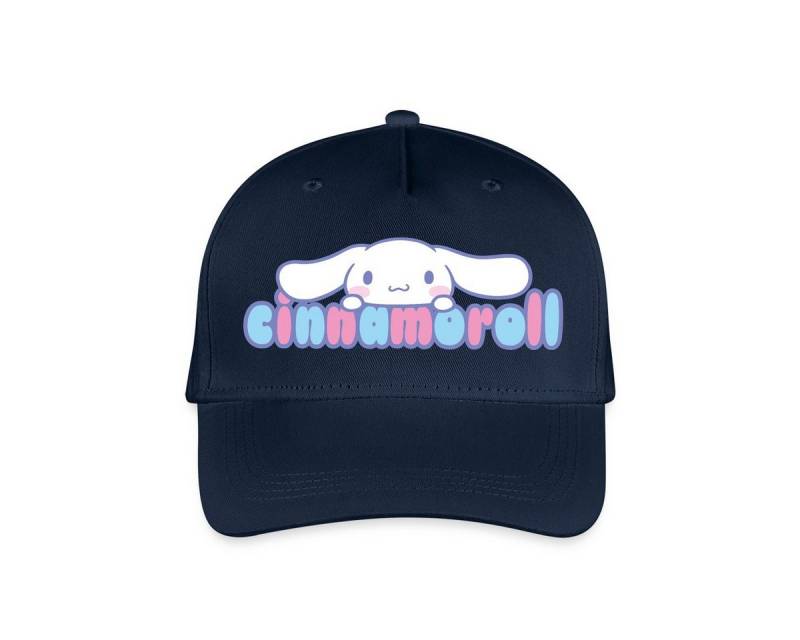 Spreadshirt Baseball Cap Cinnamoroll Guckt Über Schriftzug Kinder Bio Basecap (1-St) von Spreadshirt