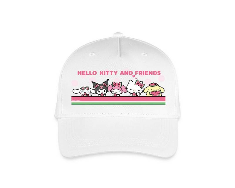 Spreadshirt Baseball Cap Hello Kitty And Friends Essen Wassermelone Kinder Bio Basecap (1-St) von Spreadshirt