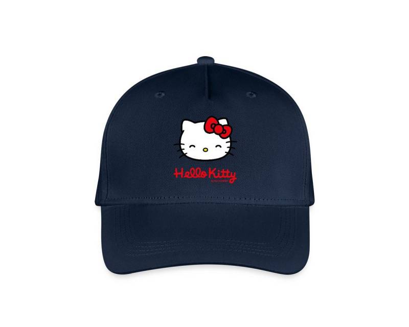 Spreadshirt Baseball Cap Hello Kitty Lächelnd Mit Schriftzug Kinder Bio Basecap (1-St) von Spreadshirt
