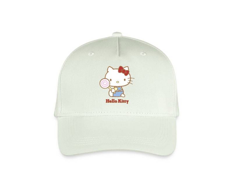 Spreadshirt Baseball Cap Hello Kitty Mit Lollipop Kinder Bio Basecap (1-St) von Spreadshirt
