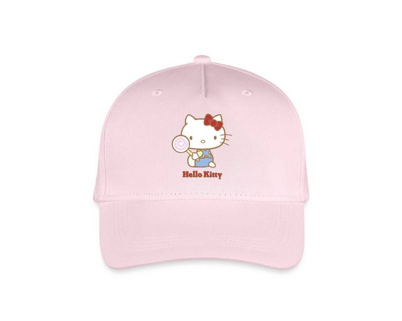 Spreadshirt Baseball Cap Hello Kitty Mit Lollipop Kinder Bio Basecap (1-St) von Spreadshirt