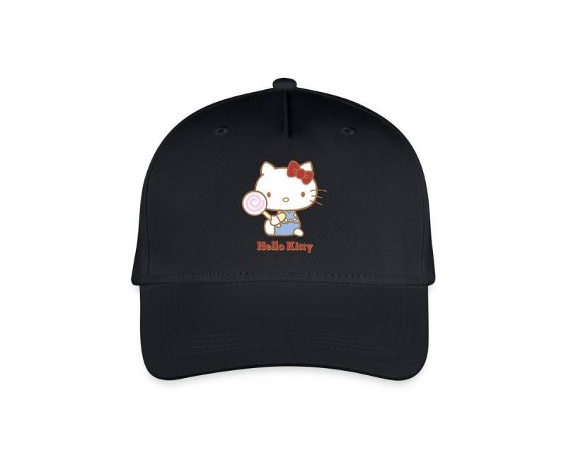 Spreadshirt Baseball Cap Hello Kitty Mit Lollipop Kinder Bio Basecap (1-St) von Spreadshirt