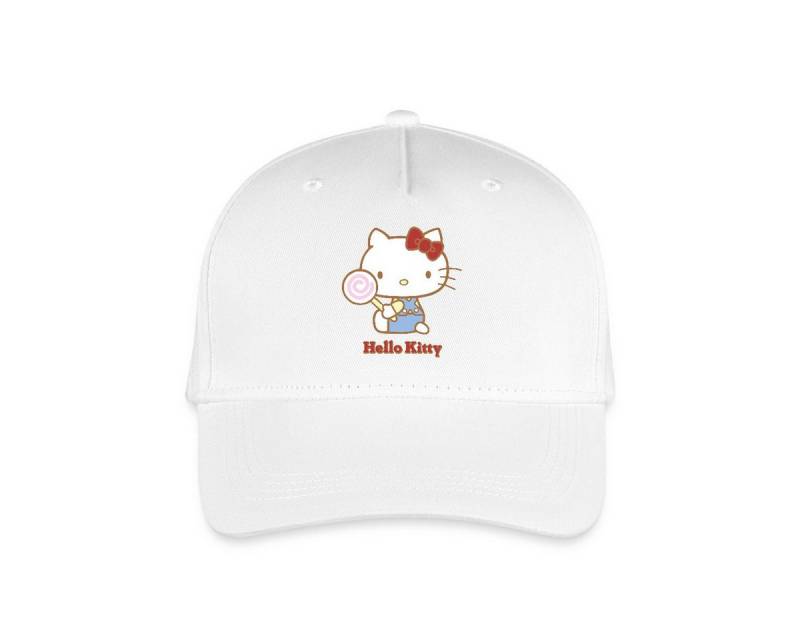 Spreadshirt Baseball Cap Hello Kitty Mit Lollipop Kinder Bio Basecap (1-St) von Spreadshirt