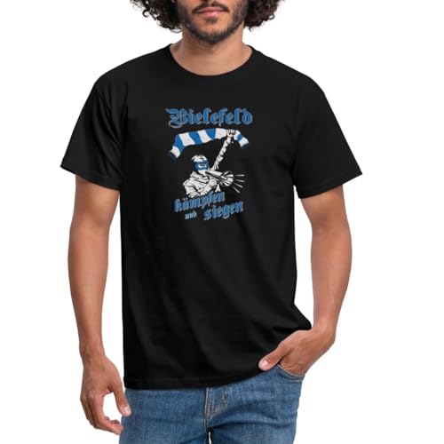 Spreadshirt Bielefeld Kämpfen Und Siegen No I Männer T-Shirt, XL, Schwarz von Spreadshirt