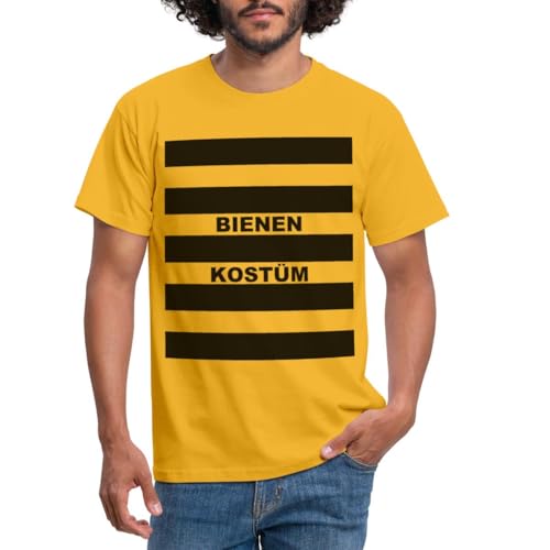 Spreadshirt Biene Kostüm Fasching Karneval Outfit Bienenkostüm Männer T-Shirt, L, Gelb Spreadshirt Biene Kostüm Fasching Karneval Outfit Bienenkostüm Männer T-Shirt, L, Gelb von Spreadshirt