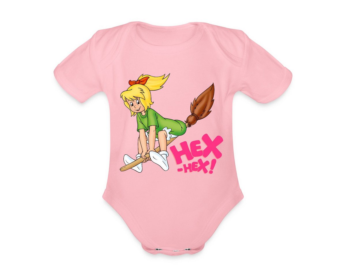 Spreadshirt Body Bibi Blocksberg Fliegt Davon Baby Bio-Kurzarm-Body (1-tlg) von Spreadshirt