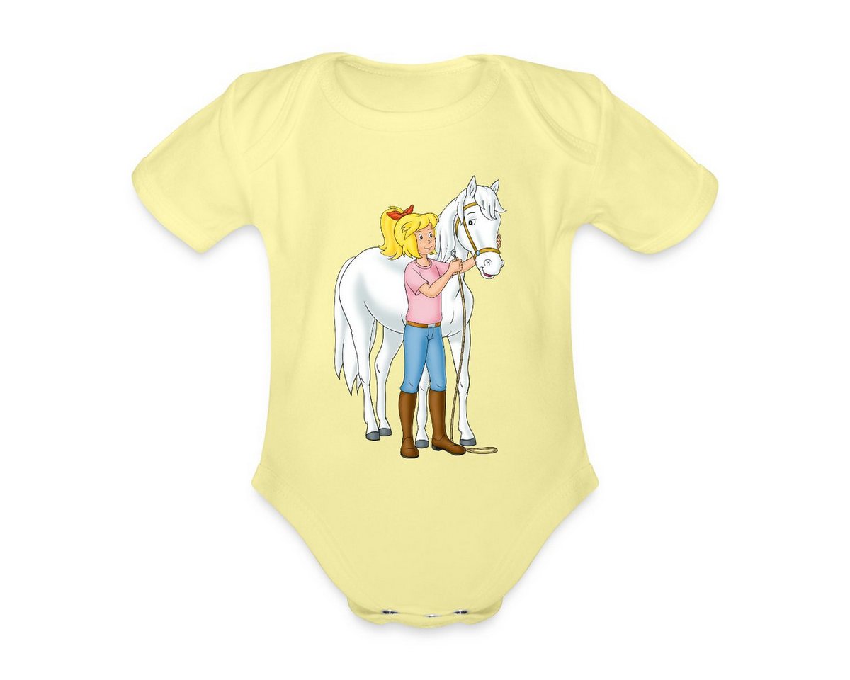 Spreadshirt Body Bibi Und Tina Bibi Mit Stute Sabrina Baby Bio-Kurzarm-Body (1-tlg) von Spreadshirt