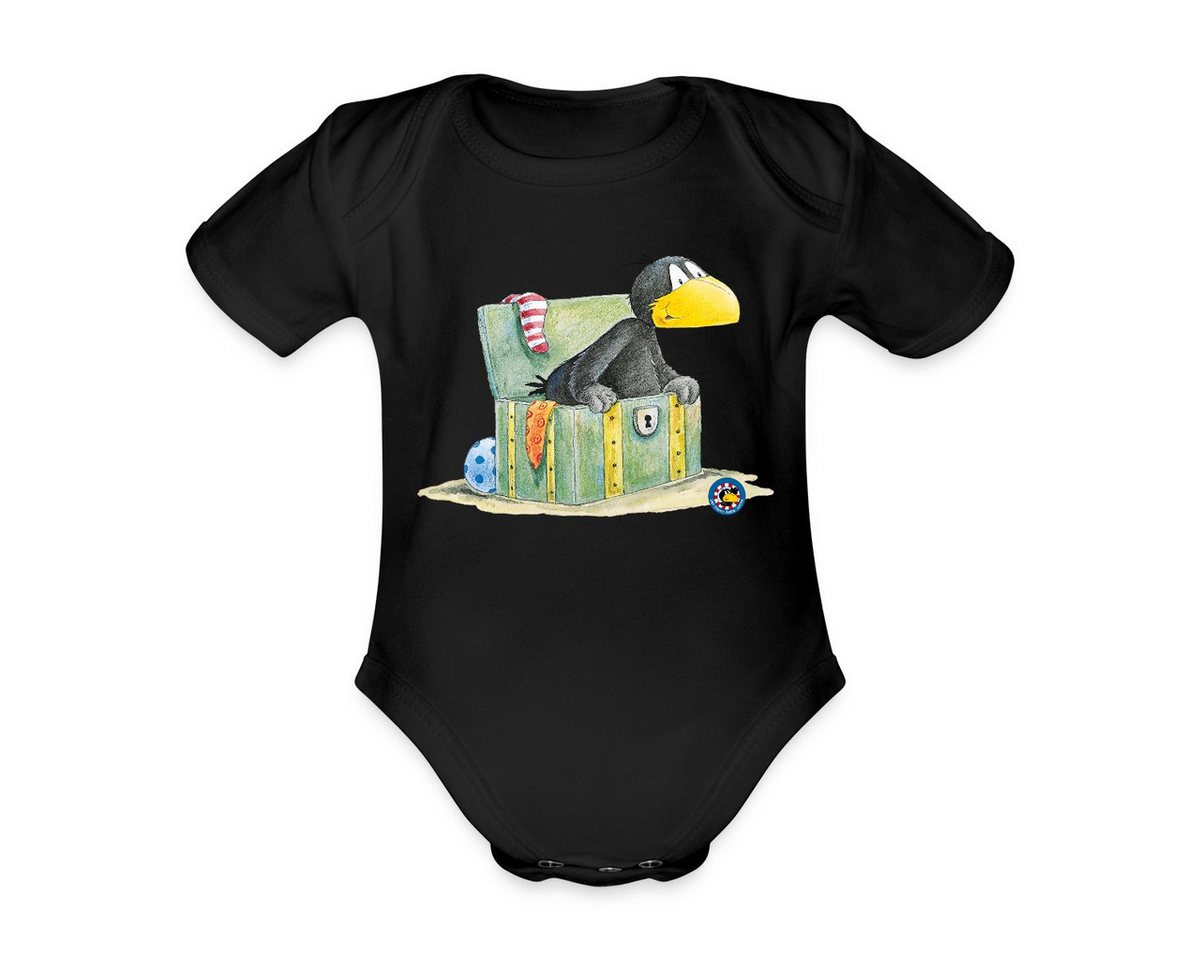 Spreadshirt Body Der kleine Rabe Socke Schatzkiste Baby Bio-Kurzarm-Body (1-tlg) von Spreadshirt