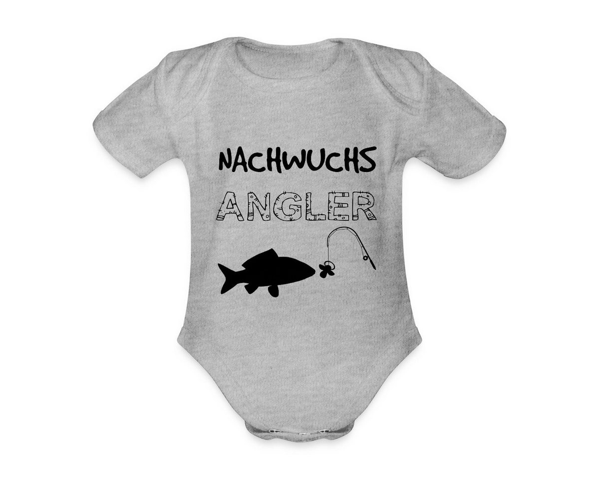Spreadshirt Body Nachwuchs Angler Angel Geschenk Zur Geburt Angler Baby Bio-Kurzarm-Bod (1-tlg) von Spreadshirt