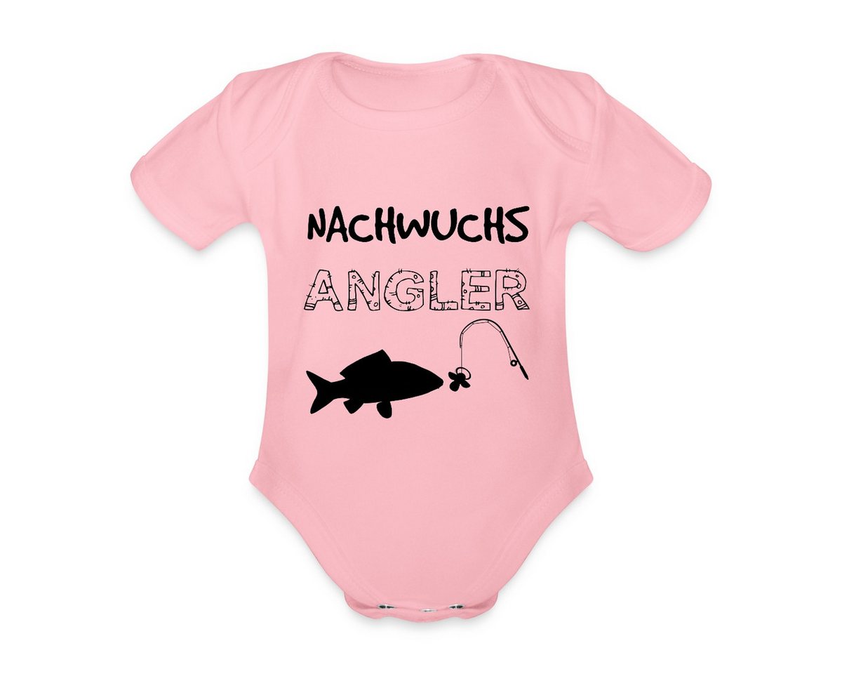 Spreadshirt Body Nachwuchs Angler Angel Geschenk Zur Geburt Angler Baby Bio-Kurzarm-Bod (1-tlg) von Spreadshirt