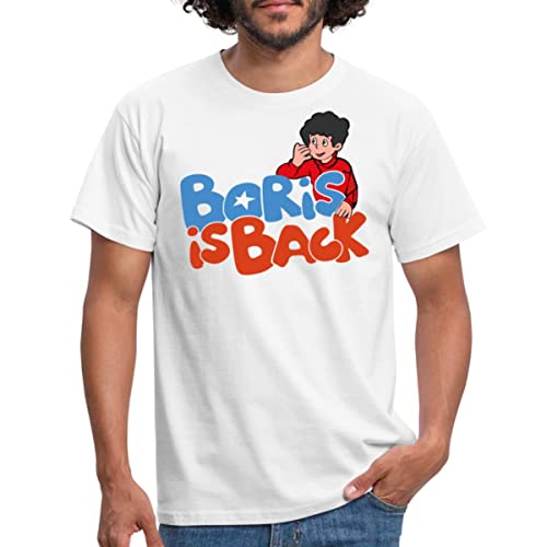 Spreadshirt Boris Blocksberg Boris is Back Männer T-Shirt, M, weiß von Spreadshirt