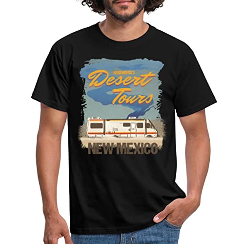 Spreadshirt Breaking Bad Desert Tours New Mexico Männer T-Shirt, L, Schwarz von Spreadshirt