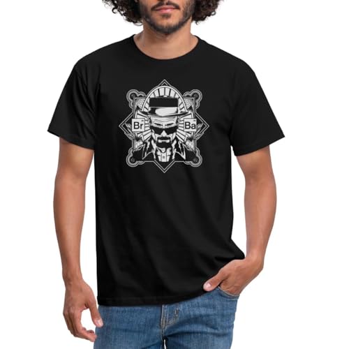 Spreadshirt Breaking Bad Heisenberg Logo Männer T-Shirt, S, Schwarz von Spreadshirt