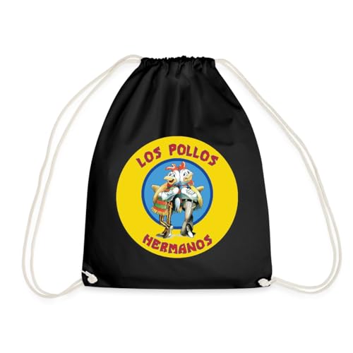 Spreadshirt Breaking Bad Los Pollos Hermanos Turnbeutel, One size, Schwarz von Spreadshirt