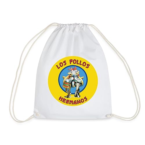 Spreadshirt Breaking Bad Los Pollos Hermanos Turnbeutel, One size, weiß von Spreadshirt