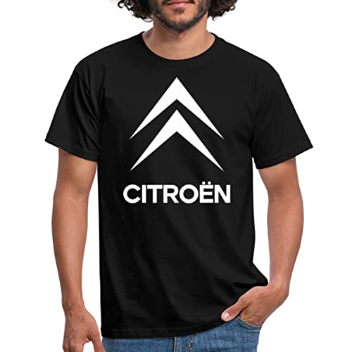 Spreadshirt Citroën Logo Männer T-Shirt, M, Schwarz von Spreadshirt