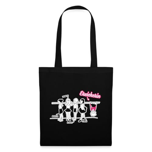 Spreadshirt Coole Erzieherinnen Tanzen Aus Der Reihe Einkaufstasche, One size, Schwarz von Spreadshirt