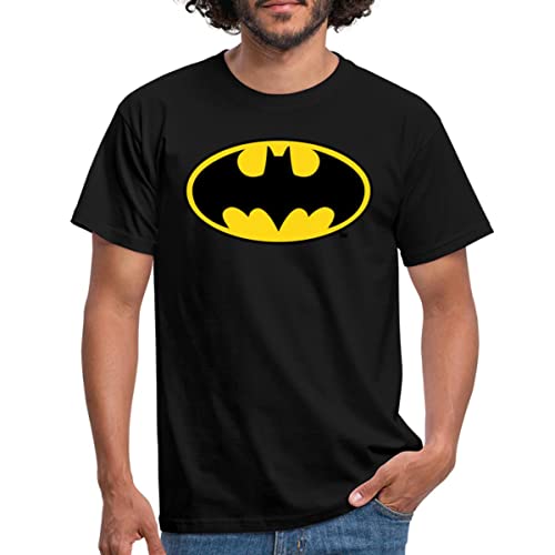 Spreadshirt DC Comics Batman Original Logo Männer T-Shirt, XXL, Schwarz von Spreadshirt