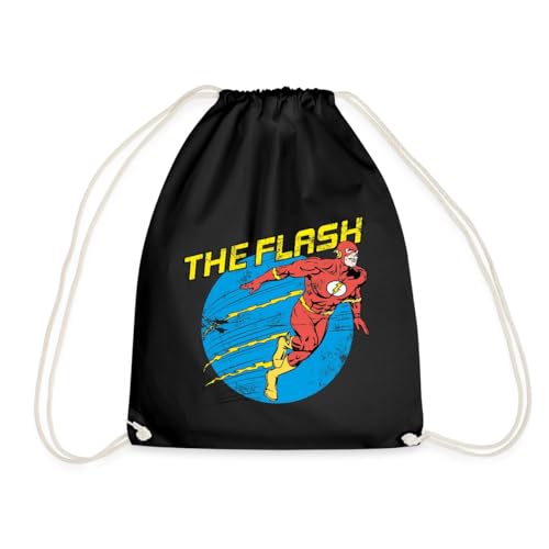 Spreadshirt DC Comics Justice League The Flash Turnbeutel, One size, Schwarz von Spreadshirt