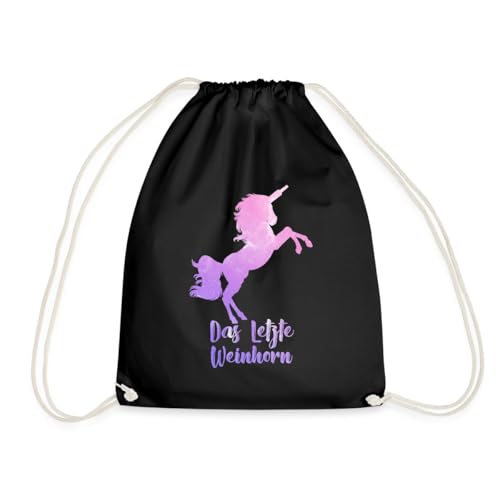 Spreadshirt Das Letzte Weinhorn JGA Turnbeutel, One size, Schwarz von Spreadshirt