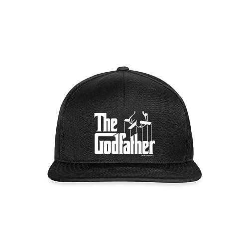 Spreadshirt Der Pate The Godfather Logo Marionette Snapback Cap, One Size, Schwarz/Schwarz von Spreadshirt